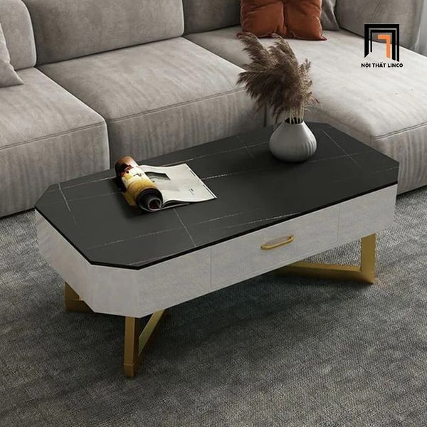 bàn trà phòng khách sang trọng 1m x 50, bàn sofa mặt đá cao cấp