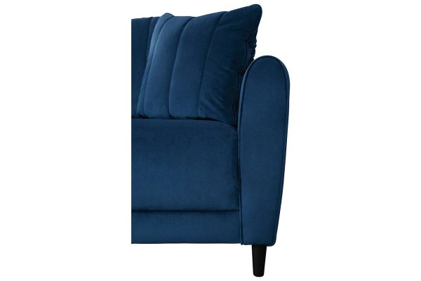 ghế sofa băng giá rẻ, sofa văng vải nhung nỉ màu xanh đậm, sofa băng nhỏ gọn 1m9 gia đình