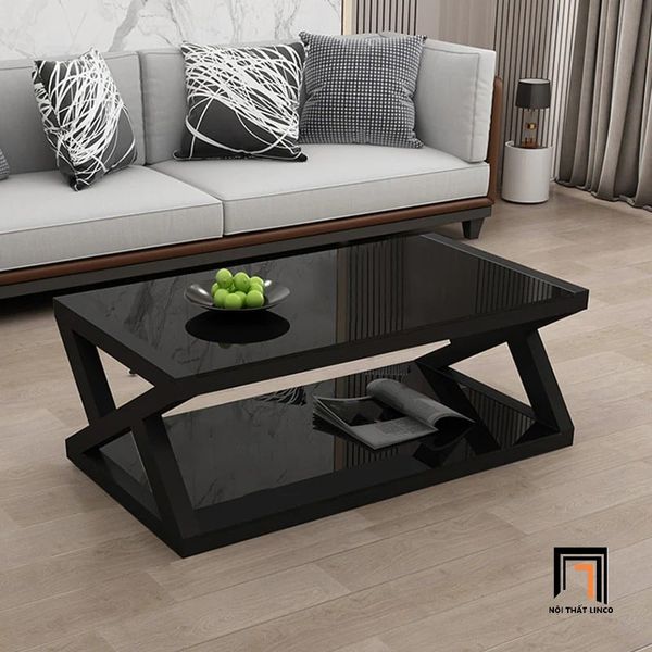 bàn sofa khung chân chữ X, bàn sofa phòng khách gia đình 1m x 50 giá rẻ