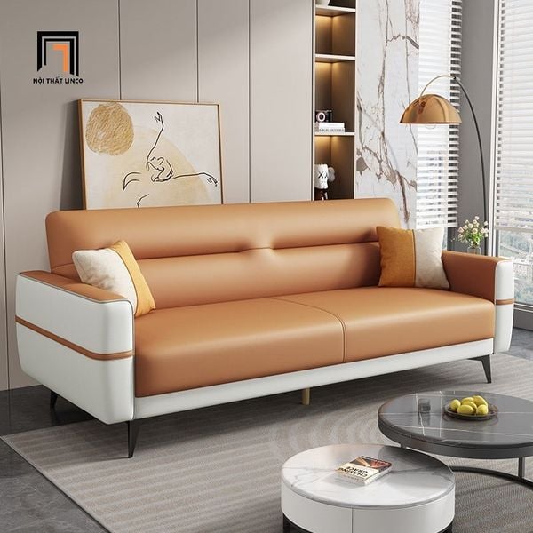 ghế sofa giường bật nằm giá rẻ, sofa giường da công nghiệp dài 2m cho căn hộ chung cư