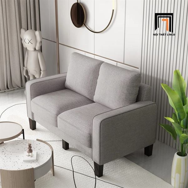 bộ ghế sofa phòng khách gia đình giá rẻ, sofa phòng khách nỉ màu xám trắng, bộ ghế sofa văn phòng đẹp