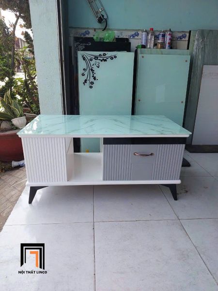 bàn trà phòng khách chữ nhật 1m x 50, bàn sofa cho gia đình kính cường lực