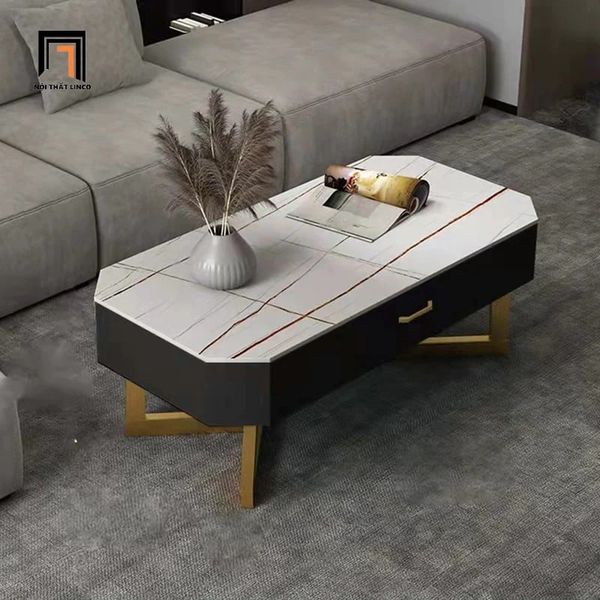 bàn trà phòng khách sang trọng 1m x 50, bàn sofa mặt đá cao cấp
