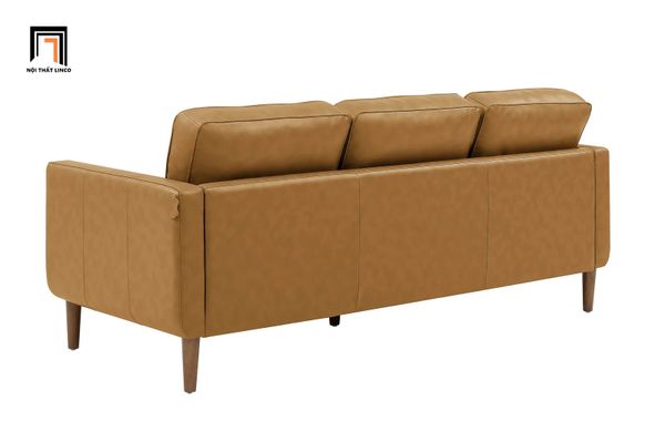 ghế sofa văng bọc da, sofa băng 3 nệm ngồi, sofa băng da công nghiệp dài 2m, sofa băng chờ cho văn phòng