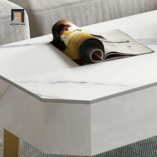bàn trà phòng khách sang trọng 1m x 50, bàn sofa mặt đá cao cấp