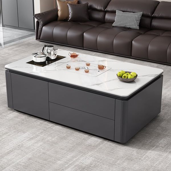 bàn sofa phòng khách hiện đại, bàn sofa chữ nhật 1m x 50 mặt đá