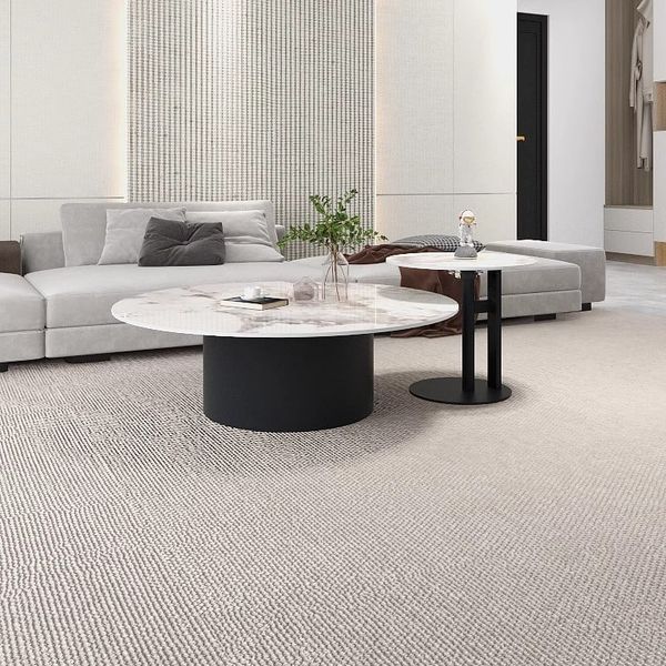 bàn sofa mặt đá ceramic tròn 70cm, bàn sofa phòng khách cao cấp