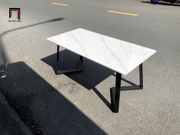 bàn trà chữ nhật mặt đá ceramic 1m x 50, bàn trà phòng khách giá rẻ