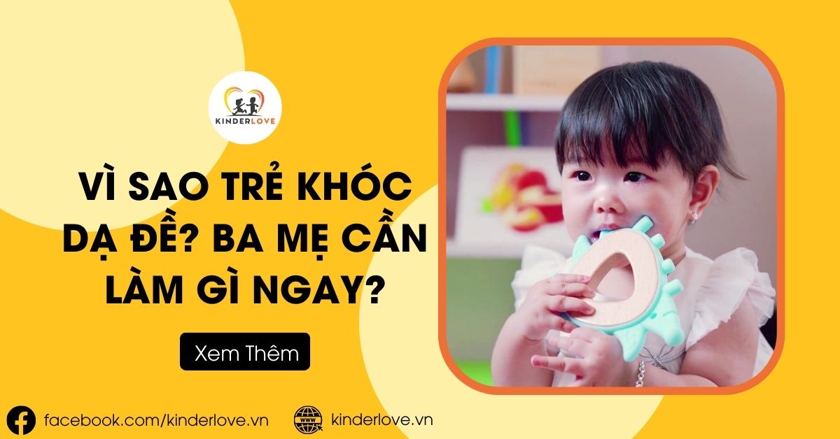 Vì Sao Trẻ Khóc Dạ Đề? Ba Mẹ Cần Làm Gì Ngay?