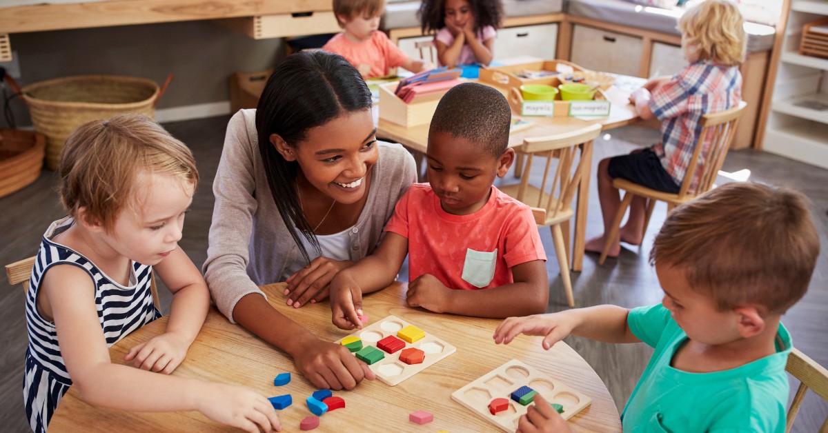 Hình ảnh môi trường giáo dục áp dụng phương pháp Montessori