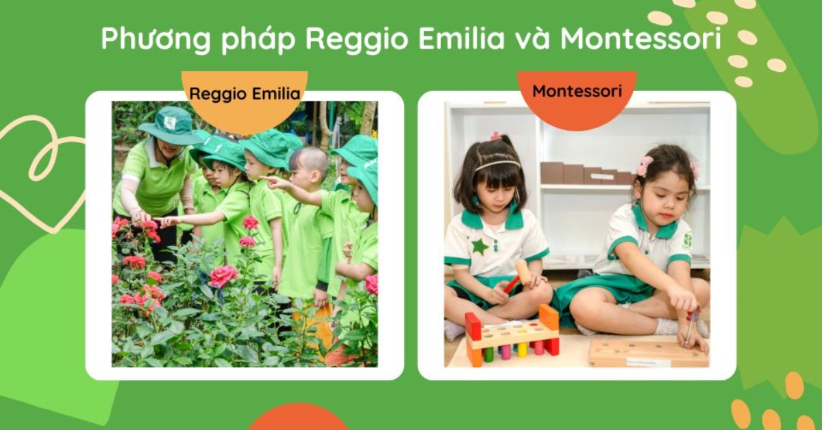 Montessori và Reggio Emilia có những điểm khác biệt rõ ràng