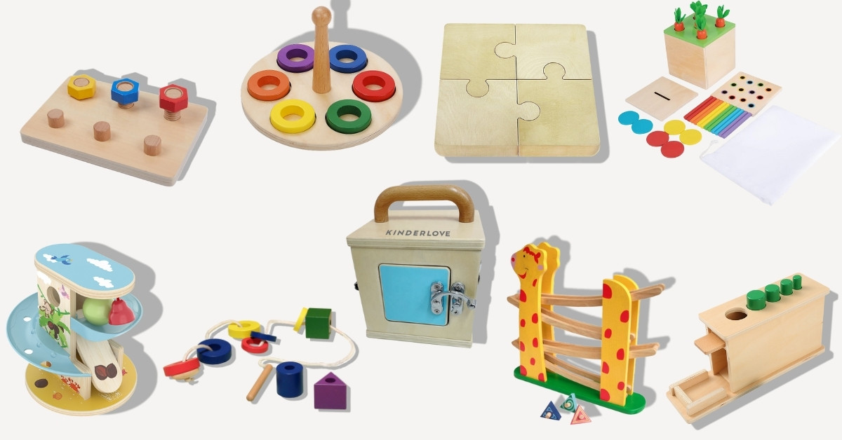 Hình ảnh sản phẩm đồ chơi gỗ thông minh cho bé từ trên 12 - 24 tháng tuổi của Kinderlove