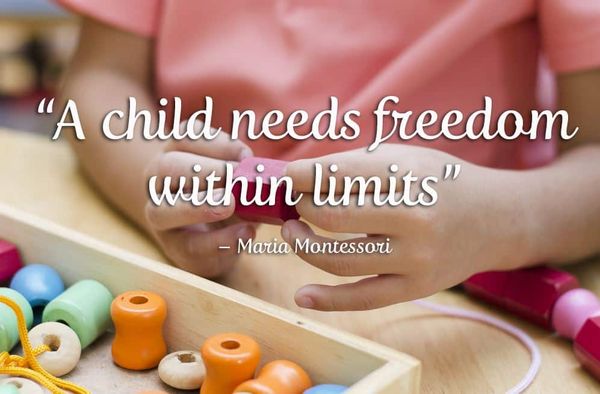 Tự do trong giới hạn Montessori