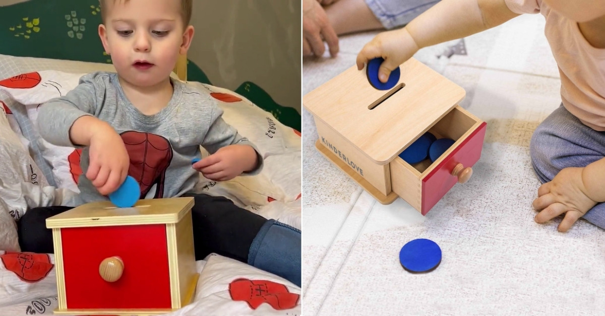 Hình ảnh đồ chơi giáo dục Montessori của Kinderlove làm từ chất liệu gỗ an toàn