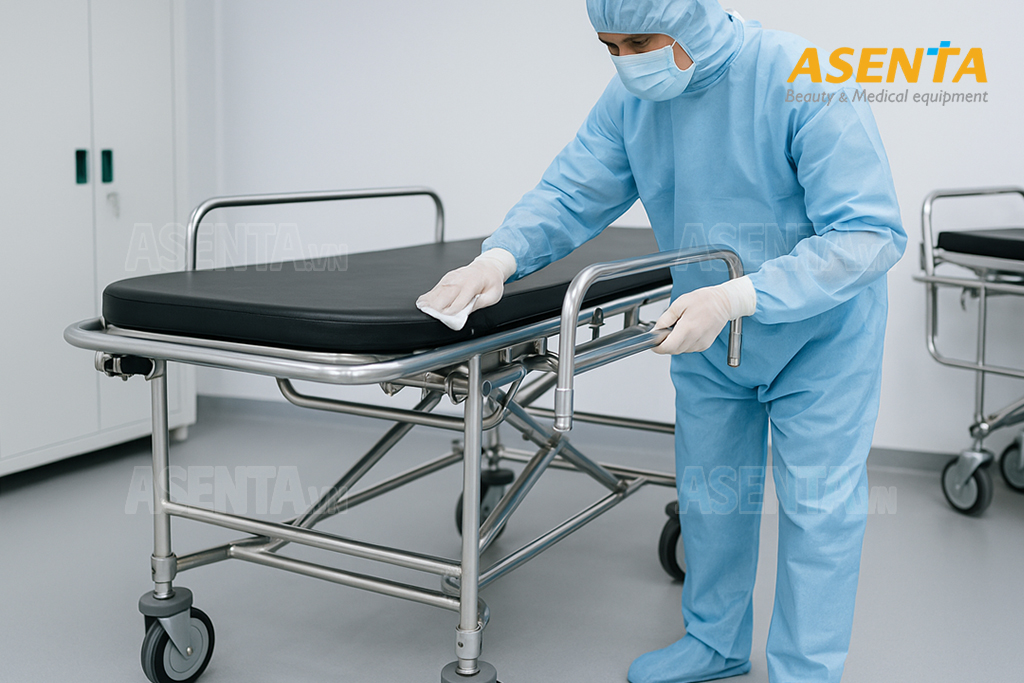 Tiêu chuẩn kiểm định và vệ sinh băng ca y tế – Những điều ít ai biết nhưng cực kỳ quan trọng