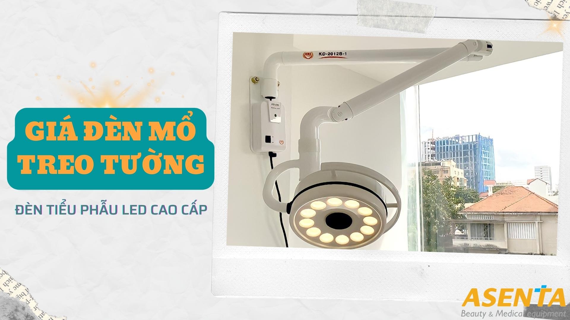 Giá đèn mổ treo tường, đèn tiểu phẫu treo tường cao cấp bóng Led