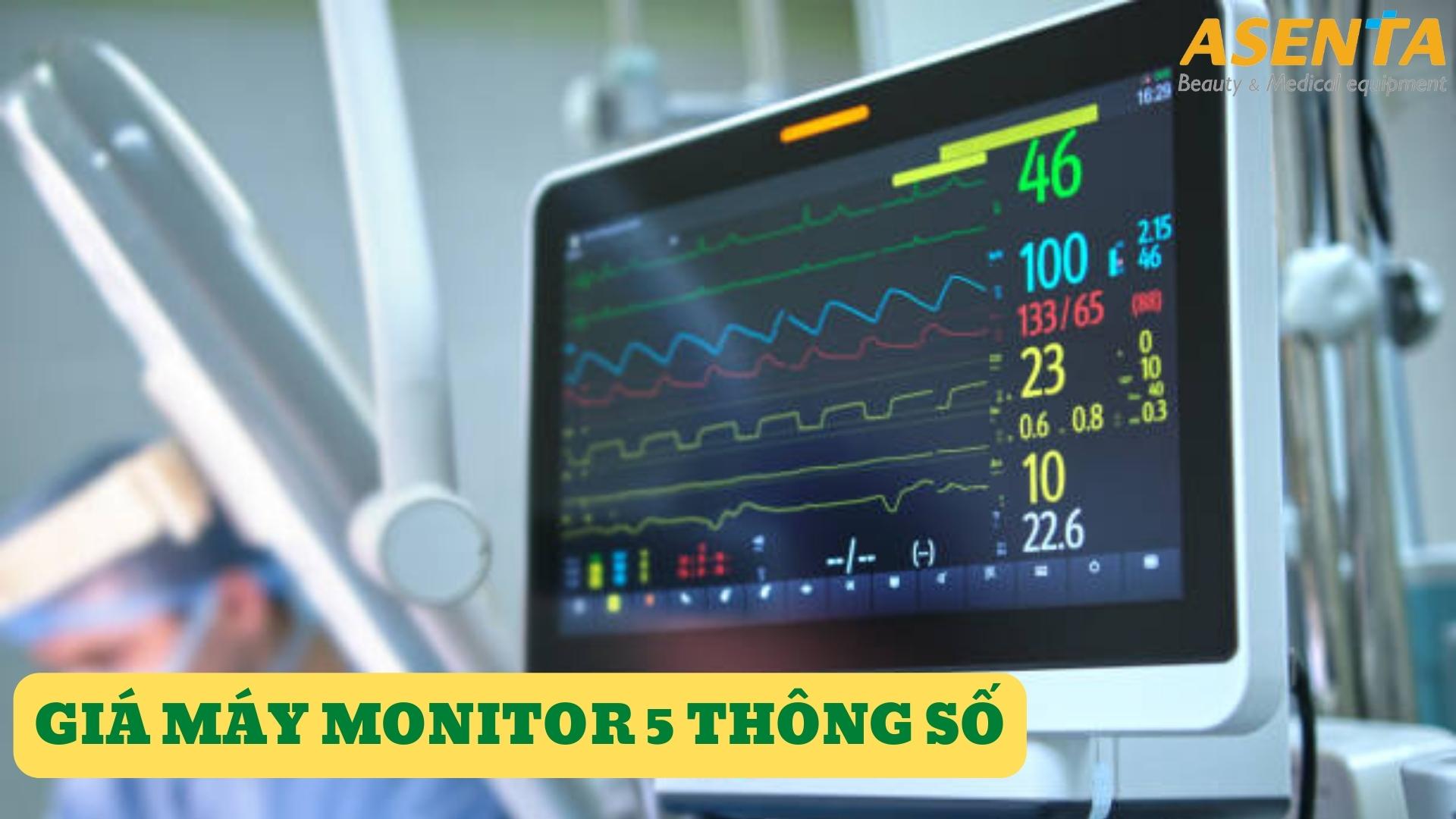 Bảng giá máy monitor 5 thông số theo dõi bệnh nhân năm 2023