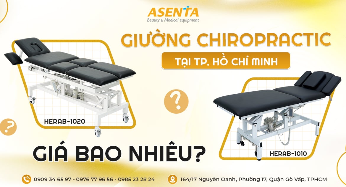 Giường Chiropractic tại TP. Hồ Chí Minh giá bao nhiêu