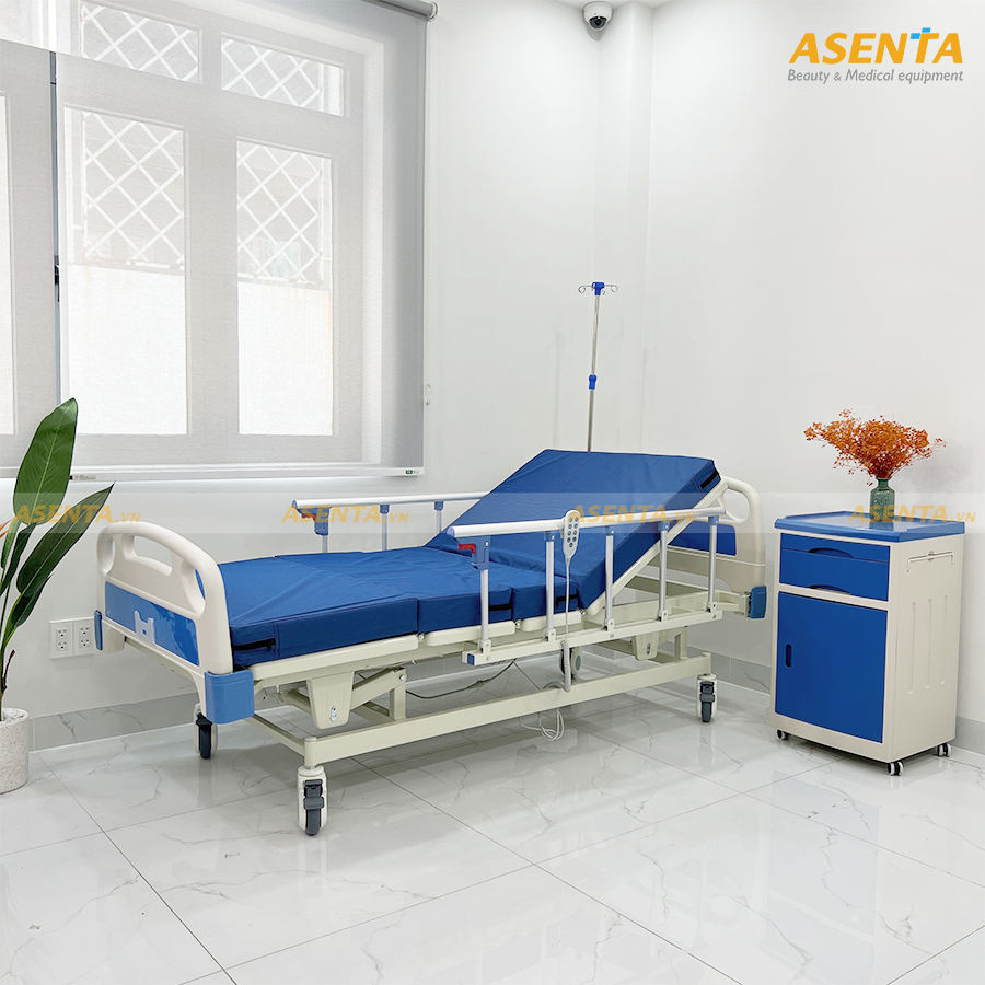 Giải pháp chăm sóc bệnh nhân tiện nghi - Đánh giá giường bệnh nhân chỉnh điện A02-III ASENTA