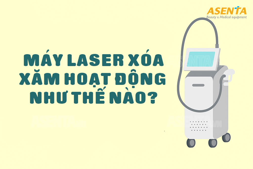 Máy laser xóa xăm hoạt động như thế nào? Nguyên lý và độ an toàn