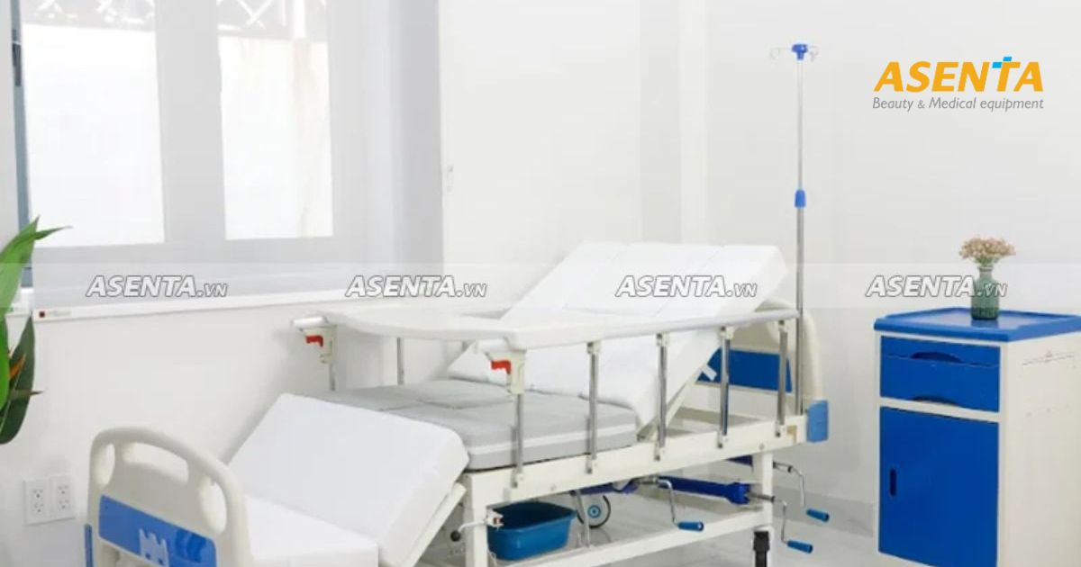 Giường hồi sức cấp cứu ICU 4 tay quay đa chức năng có bô B01-I - Tiêu Chuẩn Mới Cho Việc Chăm Sóc Bệnh Nhân Hiện Đại