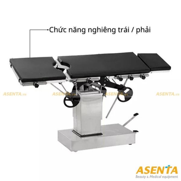 Giường phẫu thuật thủy lực đa năng Hi-Mec HMSB-802 chức năng nghiêng trái phải