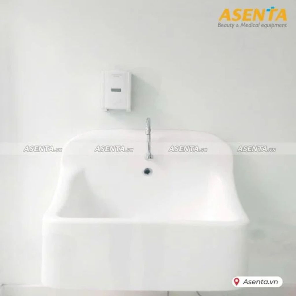 Bồn rửa tay tiệt trùng composite 1 vòi tự động