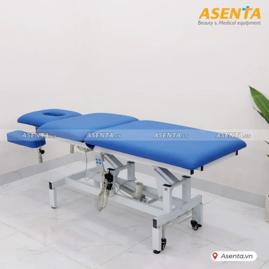 Giường nắn chỉnh xương khớp Chiropractic chỉnh điện 2 động cơ 3 khúc HERAB-1010 hiện đại
