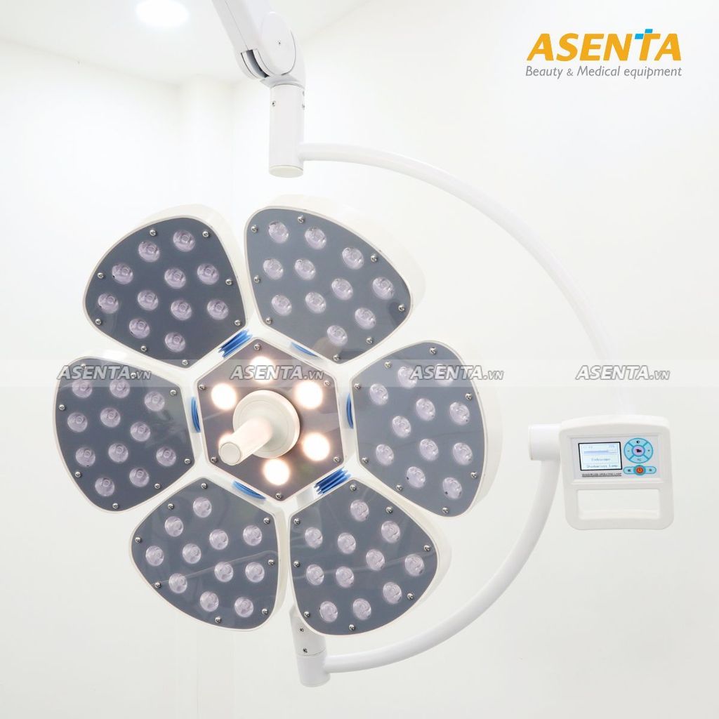 Đèn Phẫu Thuật Treo Trần 1 Nhánh PETAL 6 Cánh Hoa
