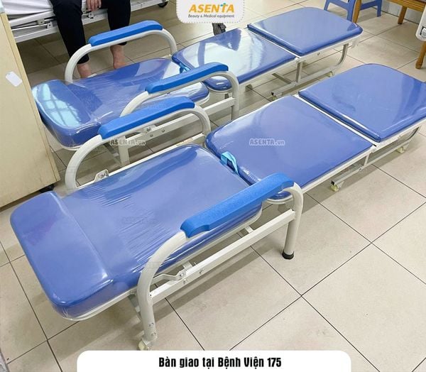 Bàn giao ghế giường đa năng dùng trong Y tế tại Bệnh Viện 175