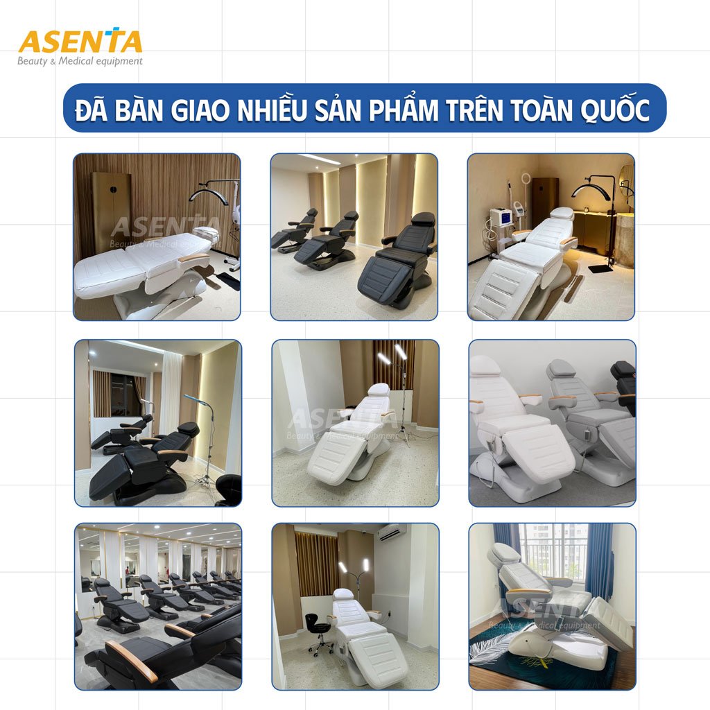 Giường được nhiều khách hàng trong lãnh vực làm đẹp ưa chuộng và ủng hộ.