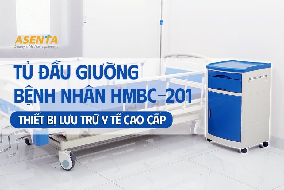 Tủ đầu giường nhựa ABS không thể thiếu trong các bệnh viện, phòng khám, trung tâm chăm sóc sức khỏe