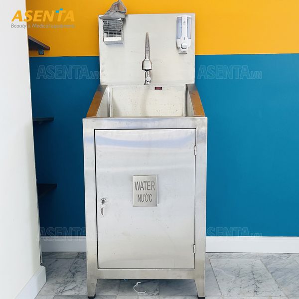 bồn rửa tay tiệt trùng 1 vòi inox