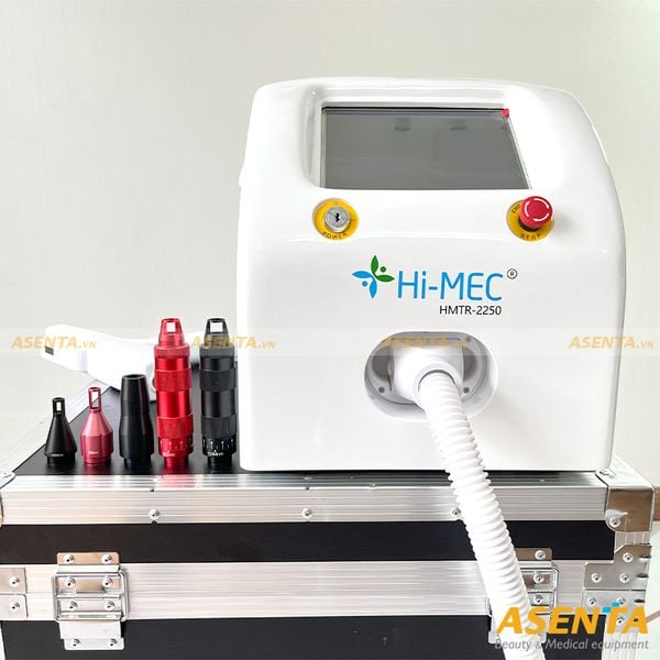 Các bộ phận của máy xóa xăm mini