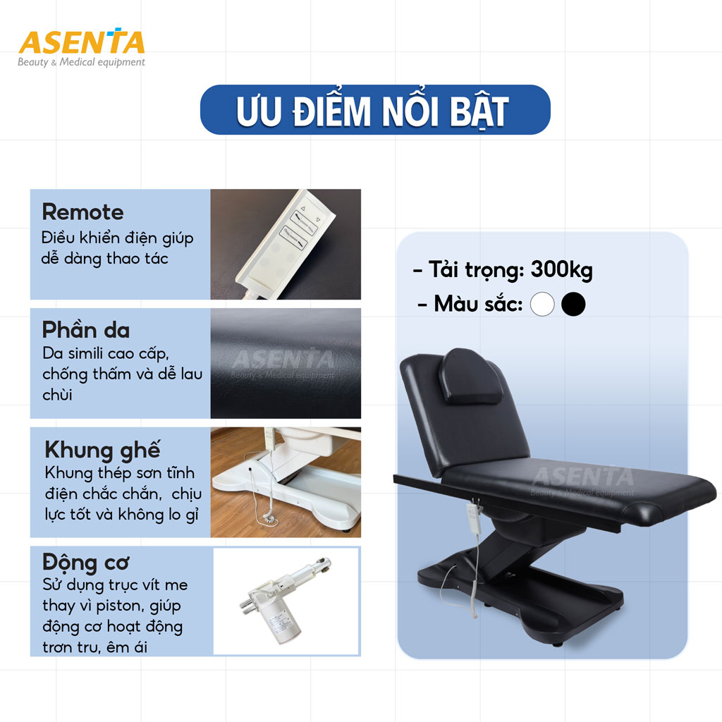 Những đặc điểm nổi bật của giường phẳng chỉnh điện 2 động cơ