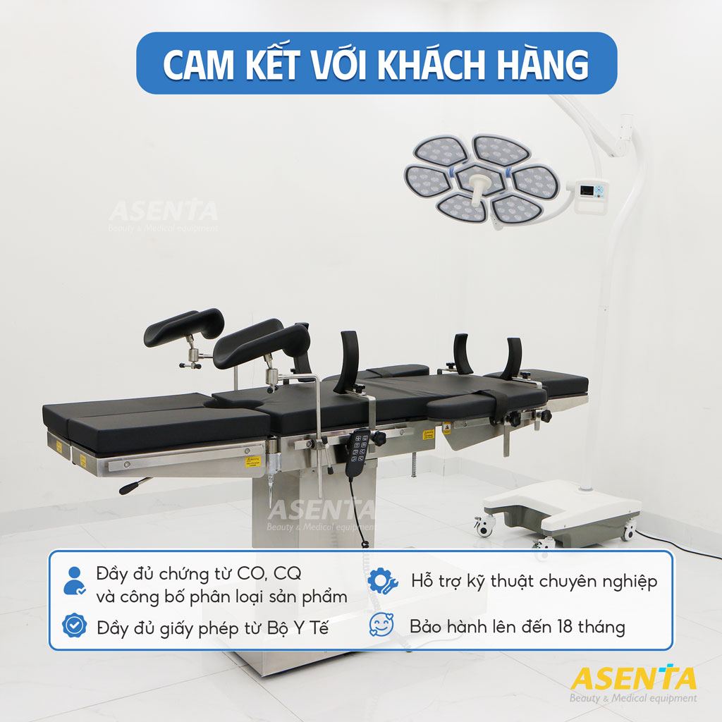 Đèn mổ phẫu thuật Petal 6 được cung cấp đầy đủ các chứng từ, giúp cho việc thẩm định dễ dàng và đúng quy định