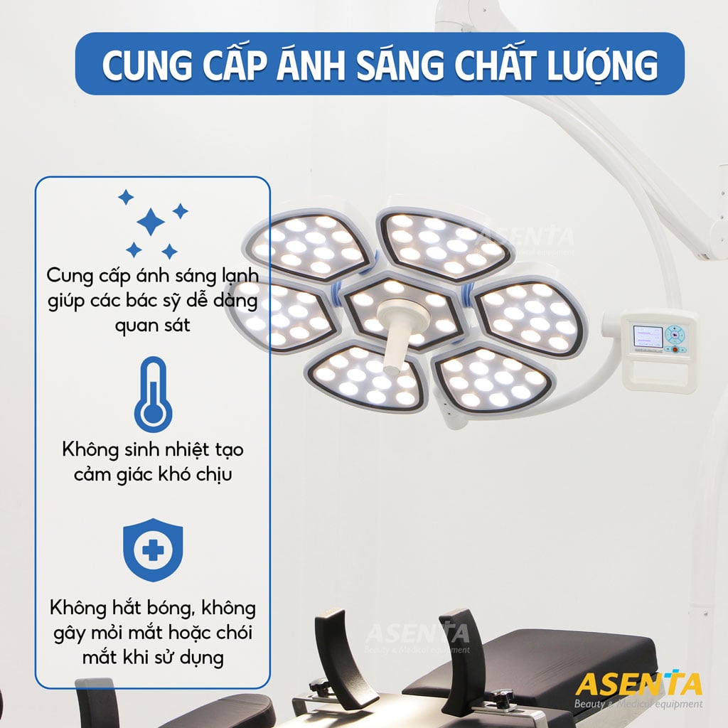 Đèn phẫu Petal được thiết kế chuyên nghiệp và hiện đại có thể sử dụng trong đa lãnh vực.