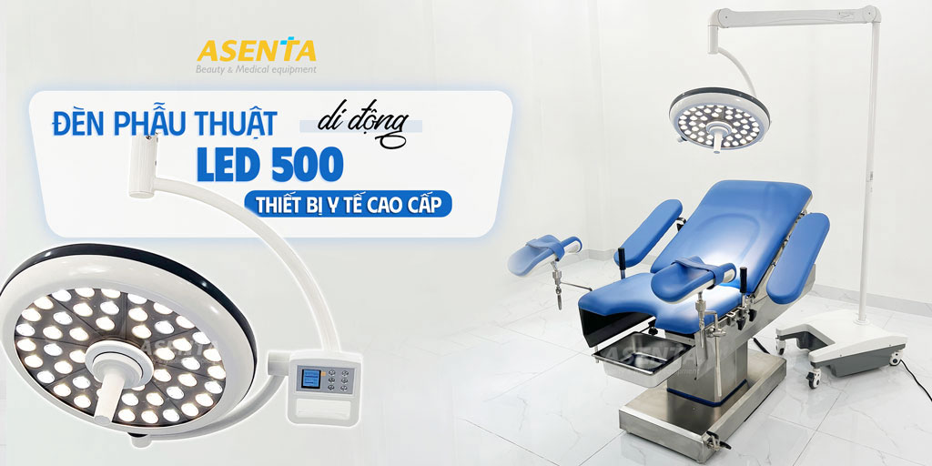 Đèn mổ phẫu thuật di động chính hãng được cung cấp tại Asenta.