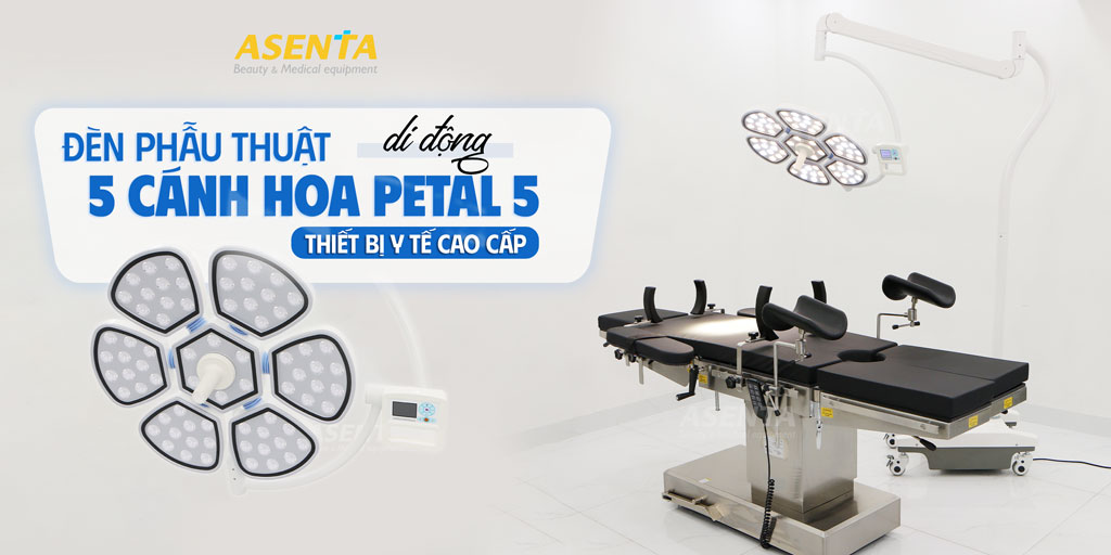 Đèn phẫu thuật di động Petal 6 được cung cấp bởi Asenta