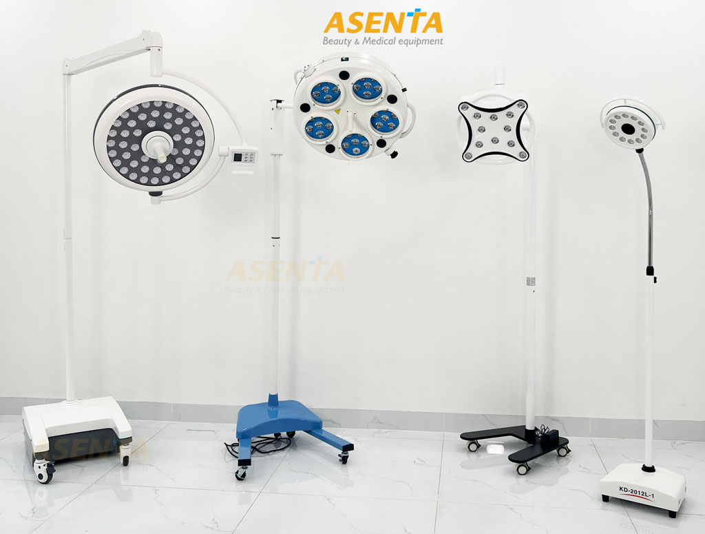 Một số dòng đèn phẫu thuật di động tiêu biểu được cung cấp bởi Asenta