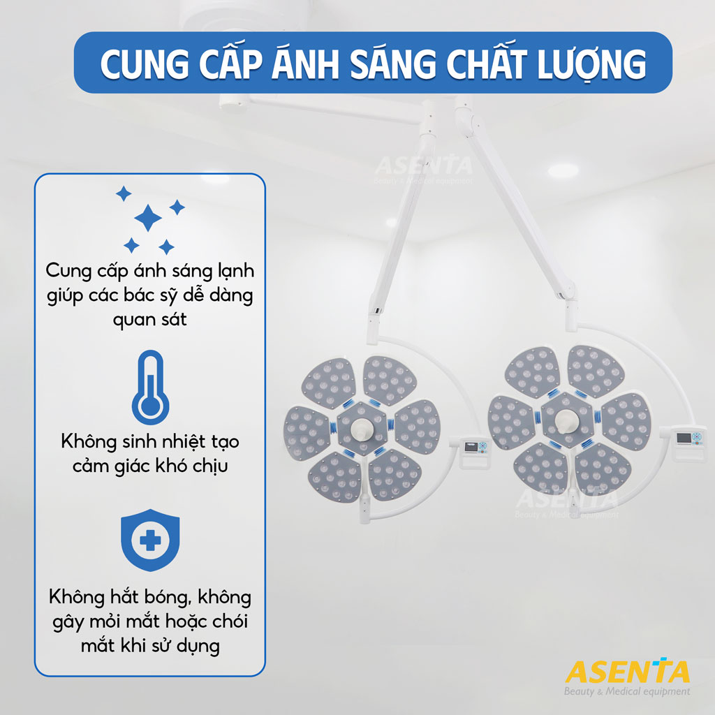 Vì Sao Nên Chọn Đèn LED Phẫu Thuật Petal 6 Cánh?