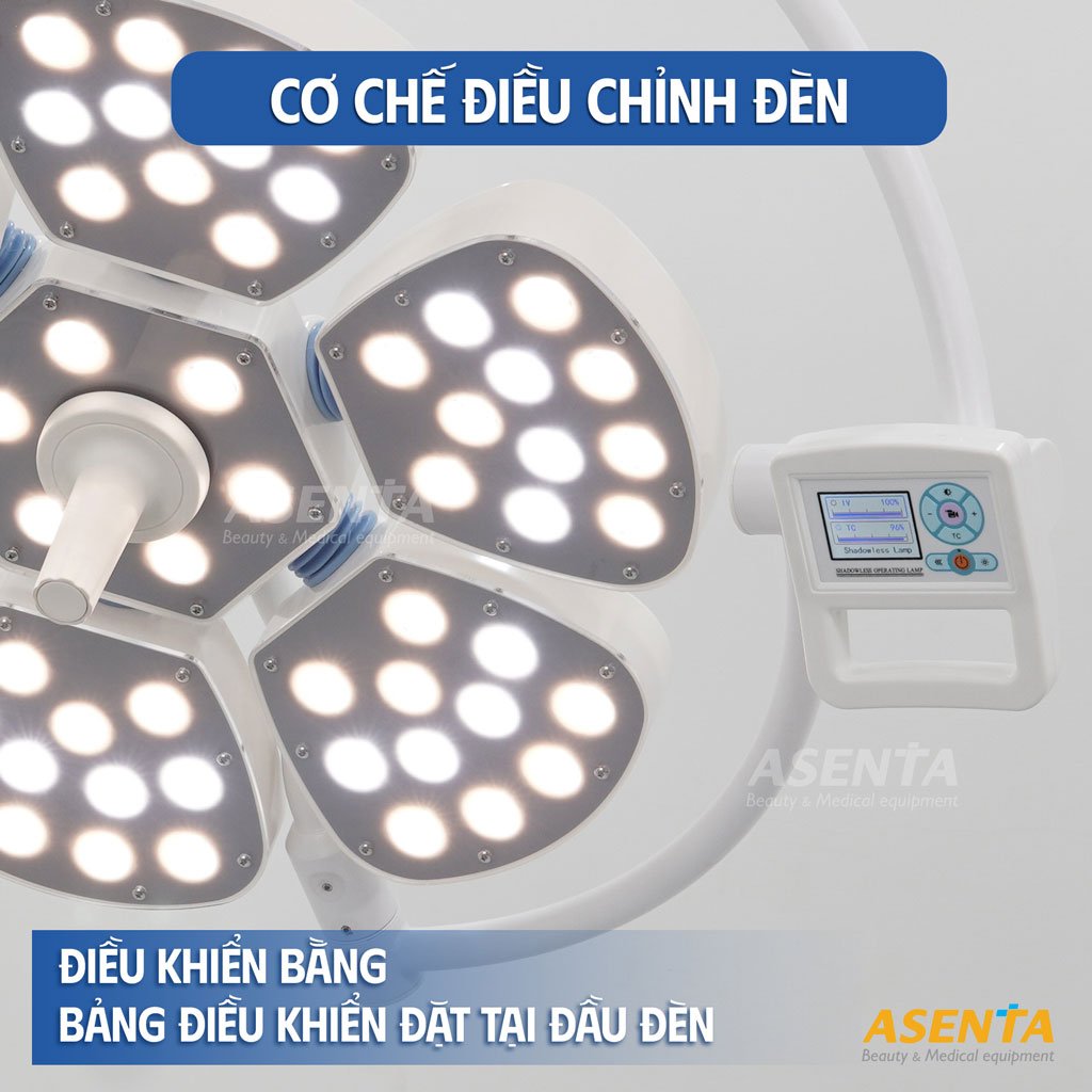 Mua đèn phẫu thuật treo trần PETAL 6 cánh hoa tại Asenta
