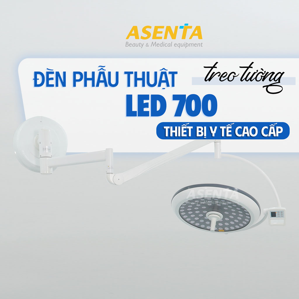 Mẫu đèn mổ phẫu thuật treo tường LED700 với 80 bóng LED
