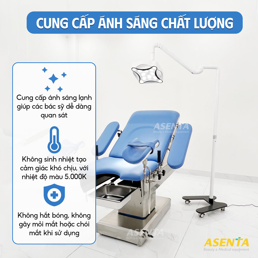 Mẫu đèn tiểu phẫu di động có cảm biến LED350