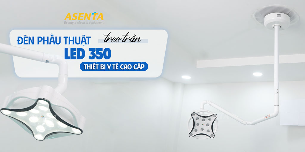 Đèn tiểu phẫu treo trần chính hãng tại Asenta