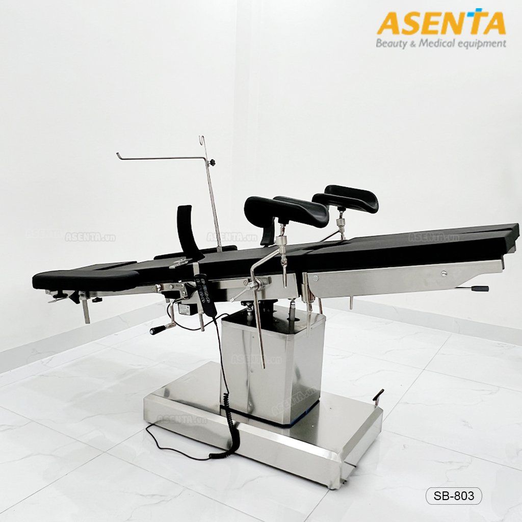 Giường phẫu thuật chỉnh điện có thể dễ dàng tùy trình tư thế bằng Remote