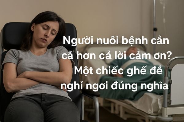 Khi đi chăm sóc bệnh nhân không khó để gặp những hoàn cảnh như thế này