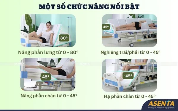Một số đặc điểm nổi trội của giường bệnh nhân chỉnh điện B01-II