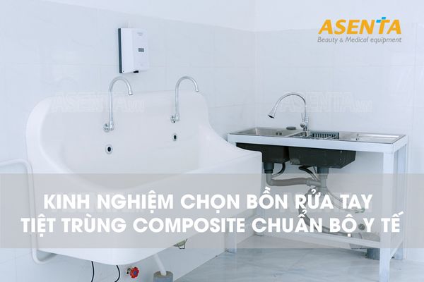 bồn rửa tay tiệt trùng composite y tế