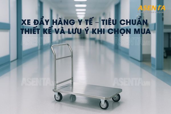 Tiêu chuẩn thiết kế và lưu ý khi chọn mua Xe đẩy hàng y tế